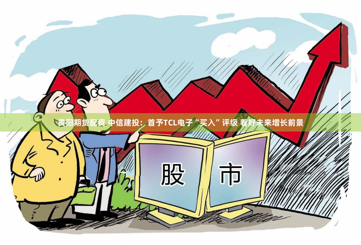 贵阳期货配资 中信建投：首予TCL电子“买入”评级 看好未来增长前景